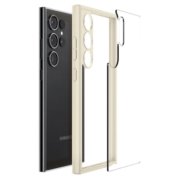 Etui Spigen Ultra Hybrid na Samsung Galaxy S24 Ultra - beżowe