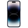 Nillkin CamShield Silky Silicone Case etui iPhone 14 Pro Max silikonowy pokrowiec z osłoną na aparat niebieskie
