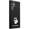 Etui Karl Lagerfeld Silicone Choupette na Samsung Galaxy S24 Ultra - czarne
