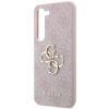 Etui Guess 4G Big Metal Logo na Samsung Galaxy S23 - różowe