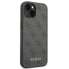 Etui Guess 4G Metal Gold Logo na iPhone 14 - szare