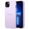 Etui Guess Saffiano Strap na iPhone 14 Plus - fioletowe