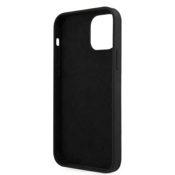 Etui Guess Script Vintage na iPhone 12 / 12 Pro - czarne