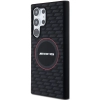 Etui AMG Silicone Carbon Pattern MagSafe na Samsung Galaxy S24 Ultra - czarne
