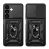Etui Hybrid Armor Camshield do Samsung Galaxy S24 pancerne z osłoną na aparat - czarne