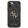 Etui Guess 4G Big Metal Logo na iPhone 12 Pro Max - szare