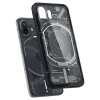 Etui Spigen Ultra Hybrid na Nothing Phone 2 - ciemnoszare (wzór Zero One)