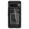Etui Spigen Ultra Hybrid na Google Pixel 8 Pro - ciemnoszare (wzór Zero One)