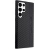 Etui AMG Carbon Stripe&Embossed na Samsung Galaxy S23 Ultra - czarne