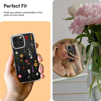 Etui Spigen Cyrill Cecile na iPhone 15 Pro - kolorowe kwiaty