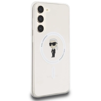 Etui Karl Lagerfeld IML Ikonik MagSafe na Samsung Galaxy S24+ - przezroczyste