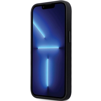 Etui Karl Lagerfeld Silicone Ikonik Metal Pin na iPhone 14 Pro - czarne