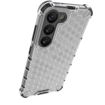Honeycomb etui do Samsung Galaxy S23 pancerny hybrydowy pokrowiec przezroczyste