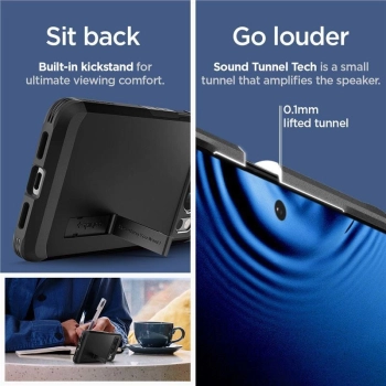 Etui Spigen Tough Armor na Google Pixel 8 Pro - czarne