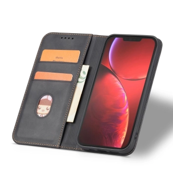 Magnet Fancy Case etui do iPhone 13 Pro pokrowiec portfel na karty kartę podstawka czarny