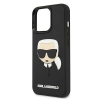 Etui Karl Lagerfeld 3D Rubber Karl's Head na iPhone 13 Pro Max - czarne