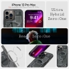 Etui Spigen Ultra Hybrid Mag z MagSafe na iPhone 13 Pro Max - ciemnoszare (wzór Zero One)