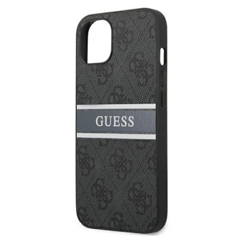 Etui Guess 4G Stripe na iPhone 13 - szare