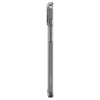 Etui Spigen Ultra Hybrid Mag z MagSafe na iPhone 15 Plus - białe (wzór Zero One)