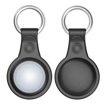 Dux Ducis zestaw 4x silikonowe etui brelok zawieszka case do lokalizatora Apple AirTag (4 kolory: czarny, zielony, różowy, niebieski)