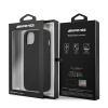 Etui AMG Leather Hot Stamped na iPhone 13 mini - czarne