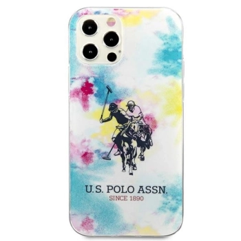Etui U.S. Polo Assn. Tie & Dye Collection na iPhone 12 Pro Max - wielokolorowe