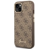 Etui Guess 4G Vintage Gold Logo na iPhone 14 Plus - brązowe