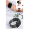 Strap Fabric opaska do Watch 9 / 8 / 7 / 6 / SE / 5 / 4 / 3 / 2 (41mm / 40mm / 38mm) pleciony materiałowy pasek bransoletka do zegarka wzór 1