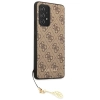 Etui Guess 4G Charms Collection na Samsung Galaxy A53 5G - brązowe