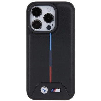 Etui BMW Quilted Tricolor na iPhone 15 Pro Max - czarne