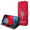 Etui U.S. Polo Assn. Embroidery Collection na iPhone 12 Pro Max - czerwone