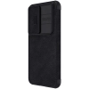 Nillkin Qin Leather Pro Case etui Samsung Galaxy S23+ pokrowiec z klapką osłona na aparat czarne
