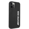 Etui AMG Silicone Big Logo na iPhone 12 Pro Max - czarne