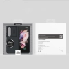 Nillkin CamShield Silky Silicone Case etui Samsung Galaxy Z Fold 4 silikonowy pokrowiec z osłoną na aparat zielone