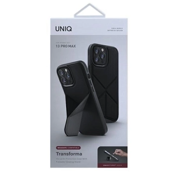 Etui UNIQ Transforma MagSafe na iPhone 13 Pro Max - czarne