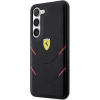 Etui Ferrari Hot Stamp Lines na Samsung Galaxy S23 - czarne