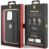 Etui Ferrari Grip Stand Metal Logo na iPhone 15 Pro Max - czarne