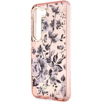 Etui Guess Flower Collection na Samsung Galaxy S23 - różowe