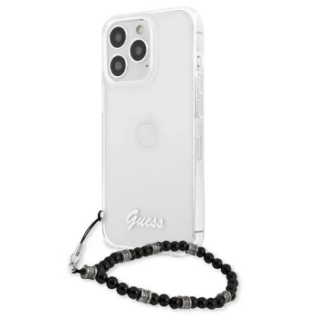 Etui Guess Black Pearl na iPhone 13 Pro Max - przezroczyste