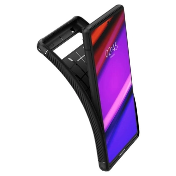 Etui Spigen Rugged Armor na Google Pixel 6A - czarny mat