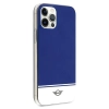 Etui Mini Morris Stripe Collection na iPhone 12 / iPhone 12 Pro - granatowe