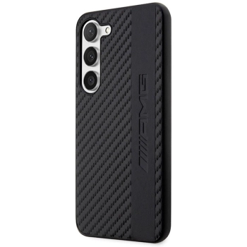 Etui AMG Carbon Stripe&Embossed na Samsung Galaxy S23 - czarne
