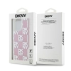 Etui DKNY Liquid Glitter Multilogo na iPhone 15 Pro Max - różowe