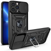 Hybrid Armor Camshield etui iPhone 13 Pro Max pancerny pokrowiec z osłoną na aparat czarne