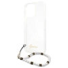 Etui Guess White Pearl na iPhone 13 Pro Max - przezroczyste