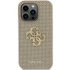 Etui Guess Perforated 4G Glitter na iPhone 15 Pro Max - złote