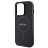 Etui Guess Saffiano MagSafe na iPhone 14 Pro - czarne