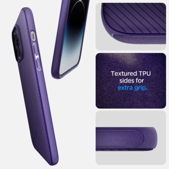 Etui Spigen Mag Armor na iPhone 14 Pro Max - fioletowe