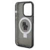 Etui Karl Lagerfeld Ring Stand Karl&Choupettte MagSafe na iPhone 14 Pro - czarne