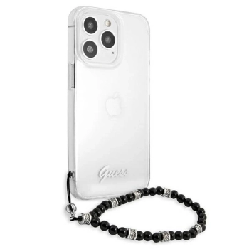 Etui Guess Black Pearl na iPhone 13 Pro Max - przezroczyste